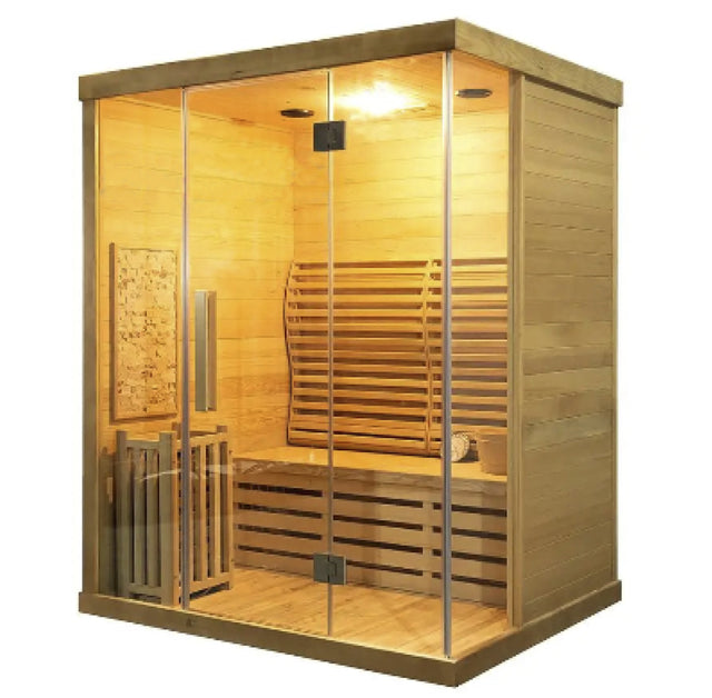 Serenity 3 Person Traditional Steam Premium Sauna